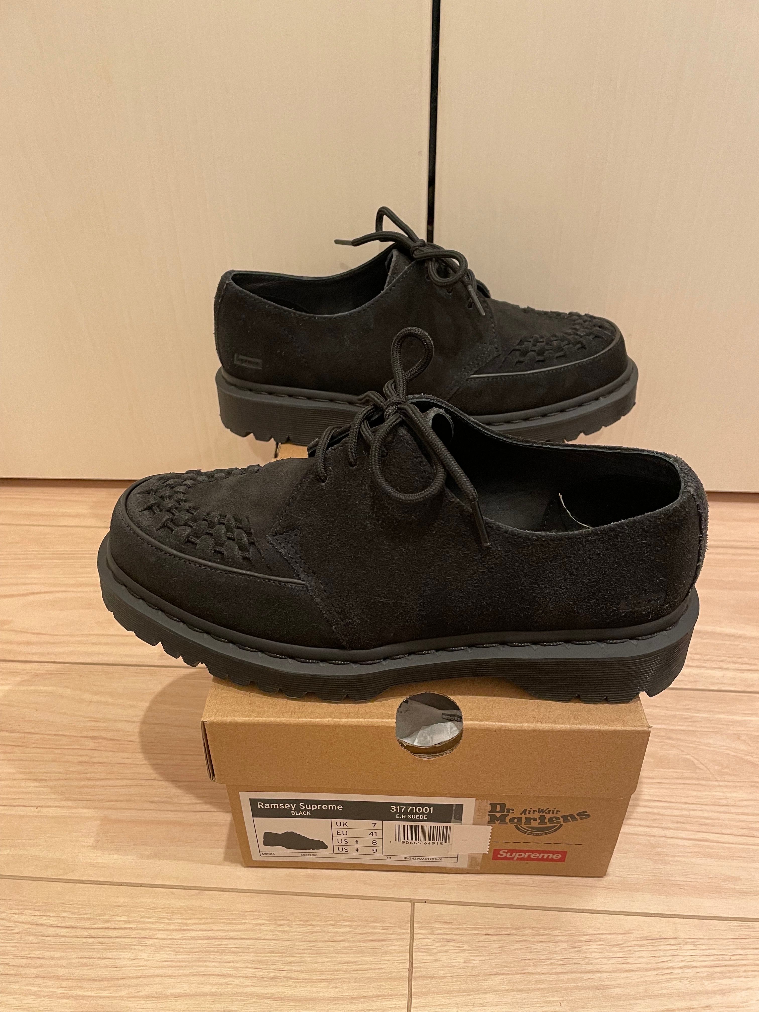 Supreme × Dr.Martens Ramsey Creeper "Black"