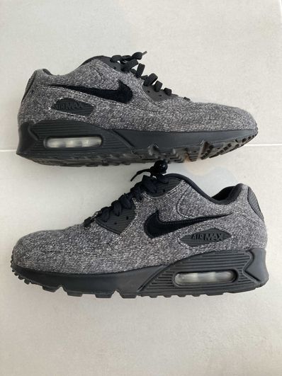 LOOPWHEELER × Nike Air Max 90 "Grey/Black"