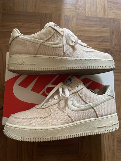 Stussy × Nike Air Force 1 Low "Fossil Stone"