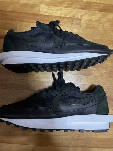 sacai × Nike LDV Waffle "Triple Black"