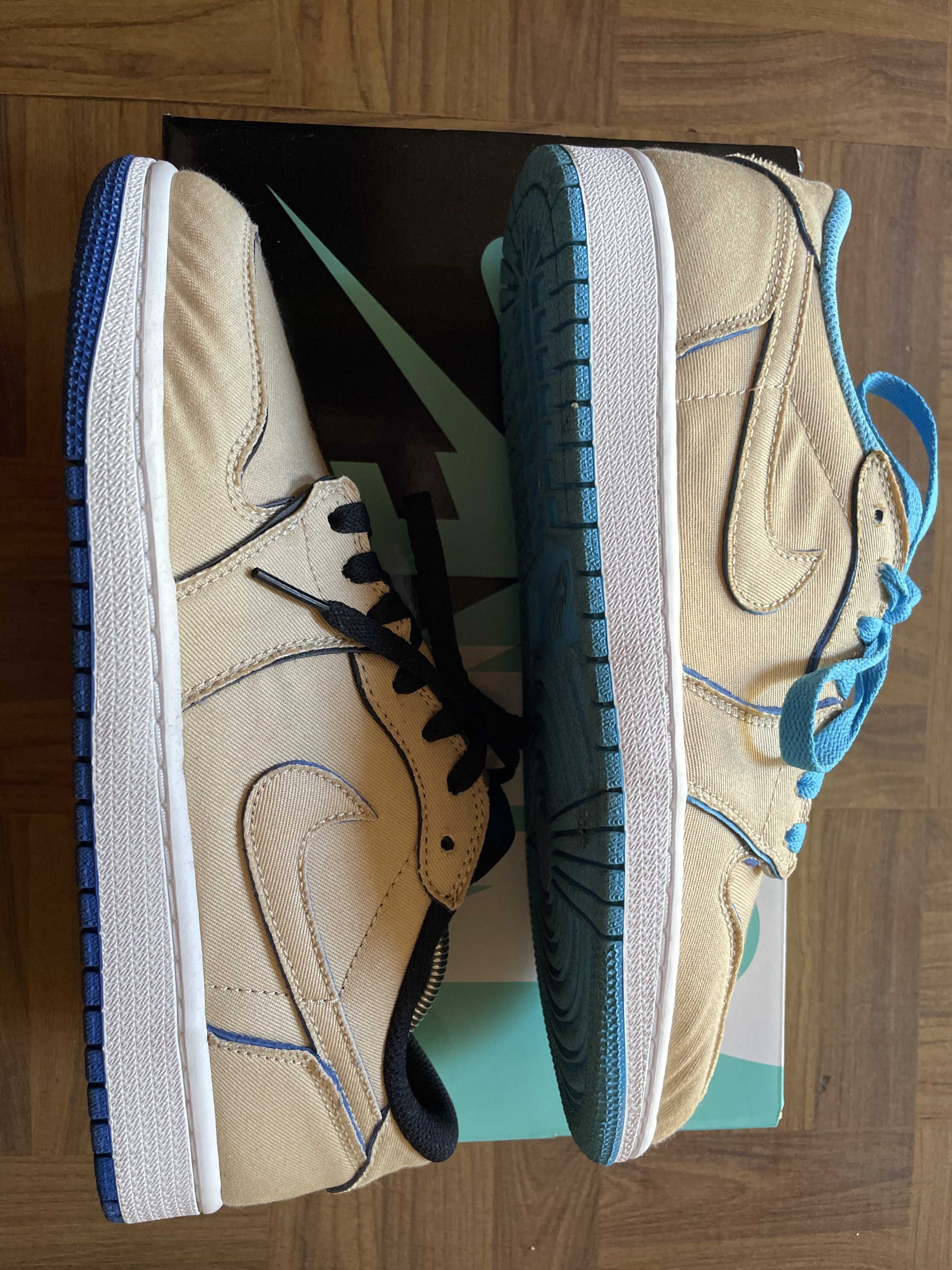 Nike SB Air Jordan 1 Low "Desert Ore/Royal Blue"