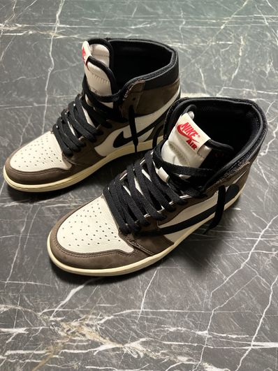 Travis Scott × Nike Air Jordan 1 Retro High OG TS SP "Sail/Dark Mocha"