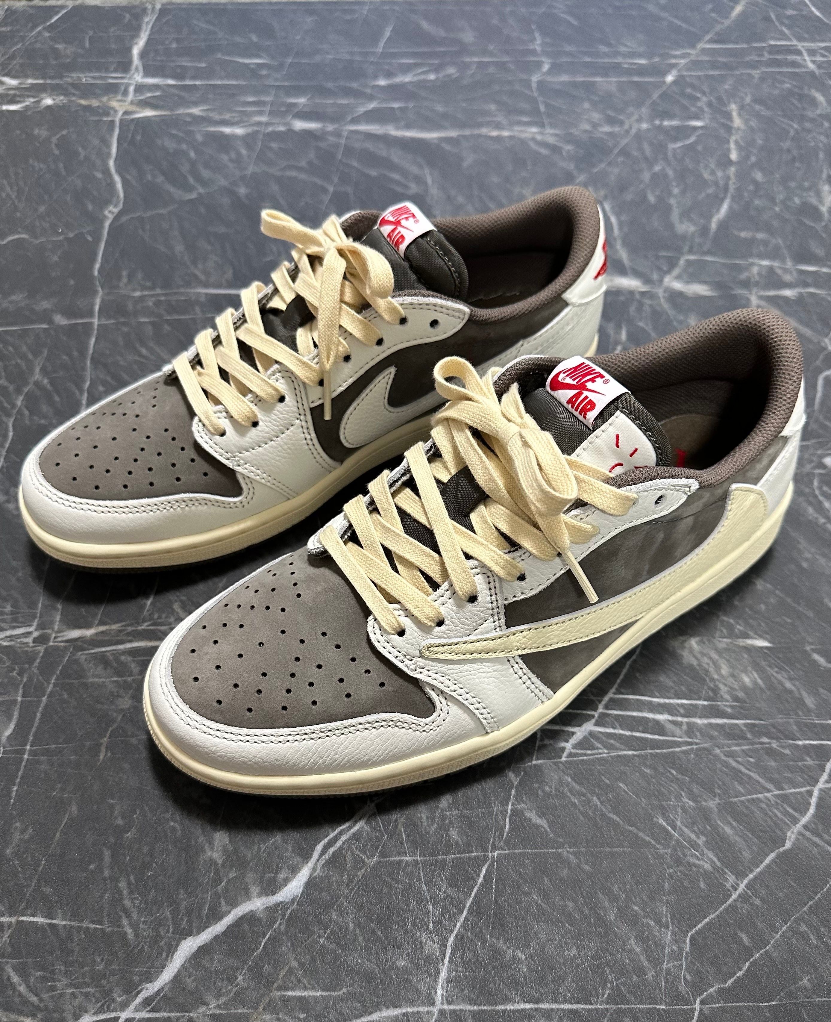 Travis Scott × Nike Air Jordan 1 Low OG SP "Reverse Mocha/Sail and Ridgerock"