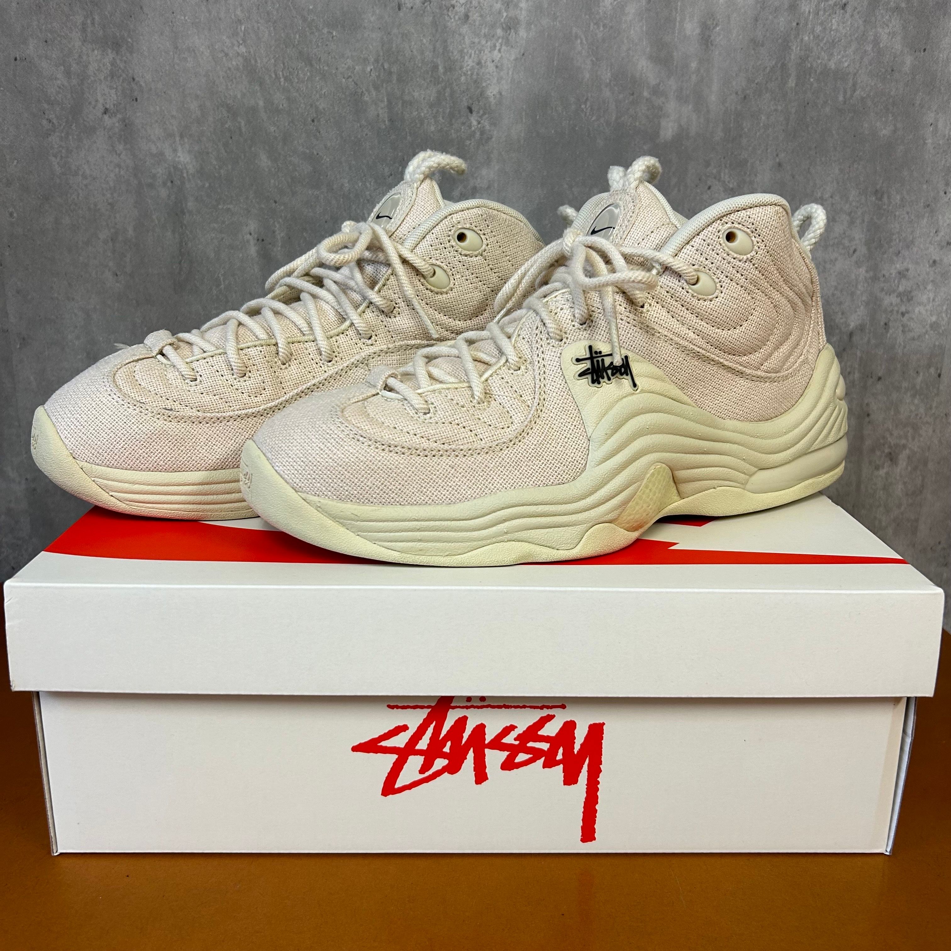 Stussy × Nike Air Penny 2 "Fossil"