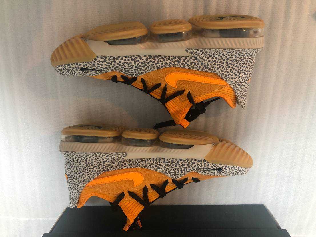 atmos × Nike LeBron 16 Low "Safari" (CD9471-800/CI3358-800)