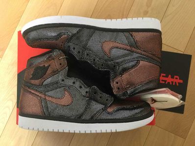 Nike Women's Air Jordan 1 High OG Fearless Metallic Rose Gold