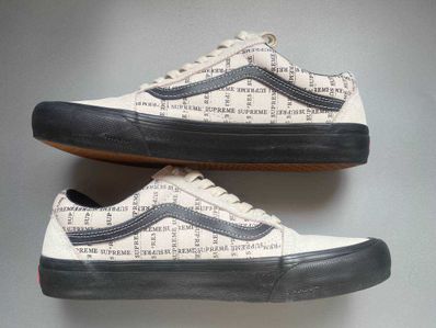 Supreme × Vans Old Skool "White"