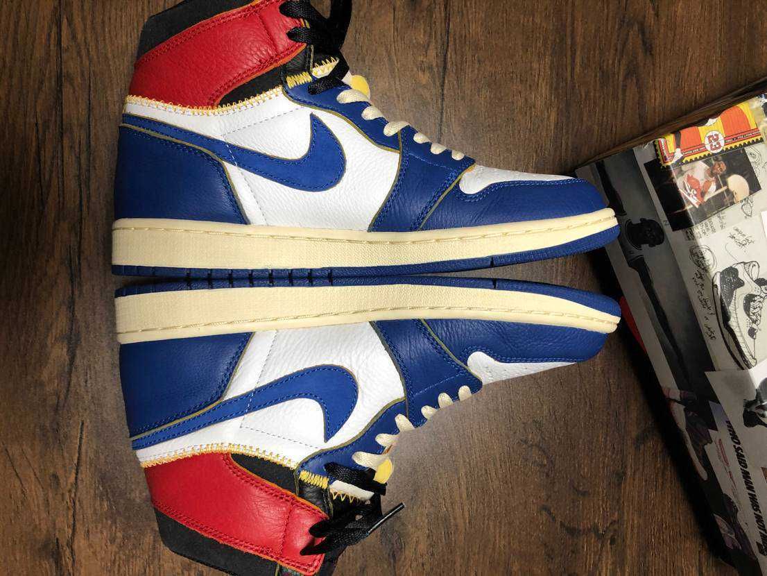 Union × Nike Air Jordan 1 Retro High OG NRG "Storm Blue/Varsity Red"