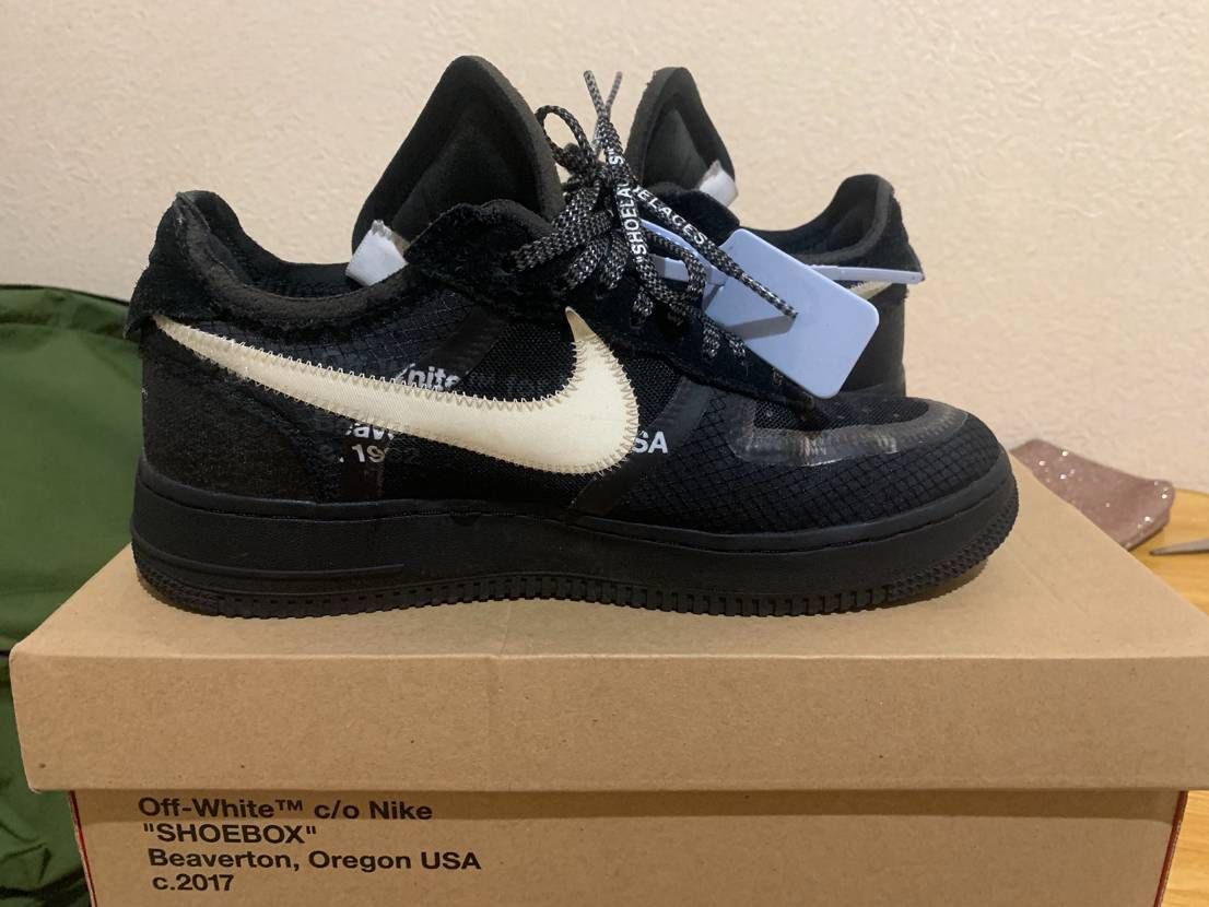 Off-White × Nike Air Force 1 Low "Black"
