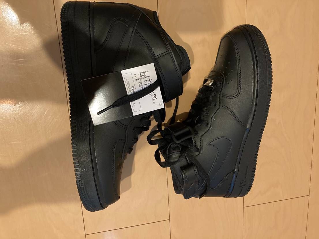 Nike Air Force 1 Mid '07 "Black/Black" (315123-001/CW2289-001)