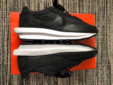 sacai × Nike LDV Waffle "Triple Black"