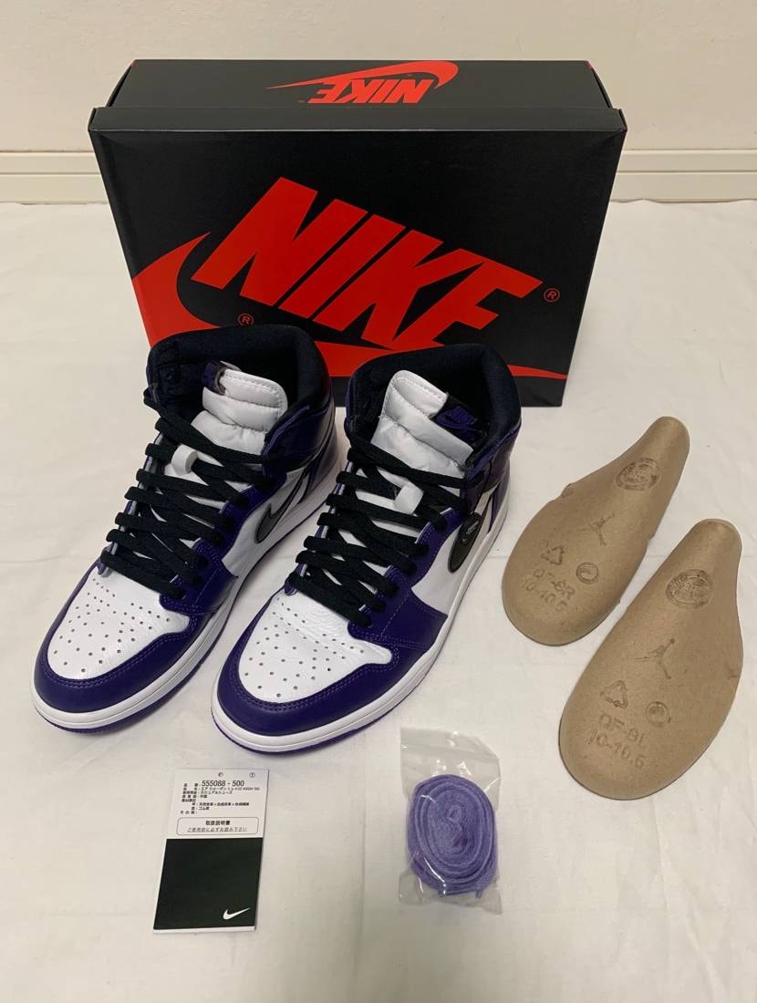 Nike Air Jordan 1 Retro High OG "Court Purple White/Black" (2020)   