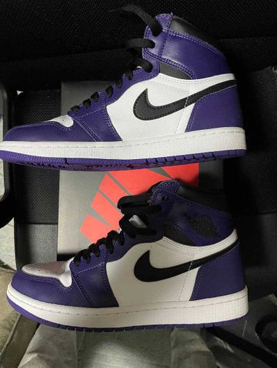 Nike Air Jordan 1 Retro High OG "Court Purple White/Black" (2020)