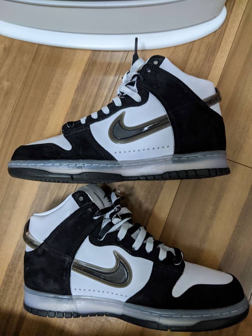 SLAM JAM x NIKE DUNK HIGH "WHITE/CLEAR BLACK"