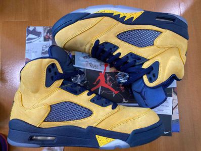 NIKE AIR JORDAN 5 "MICHIGAN"
