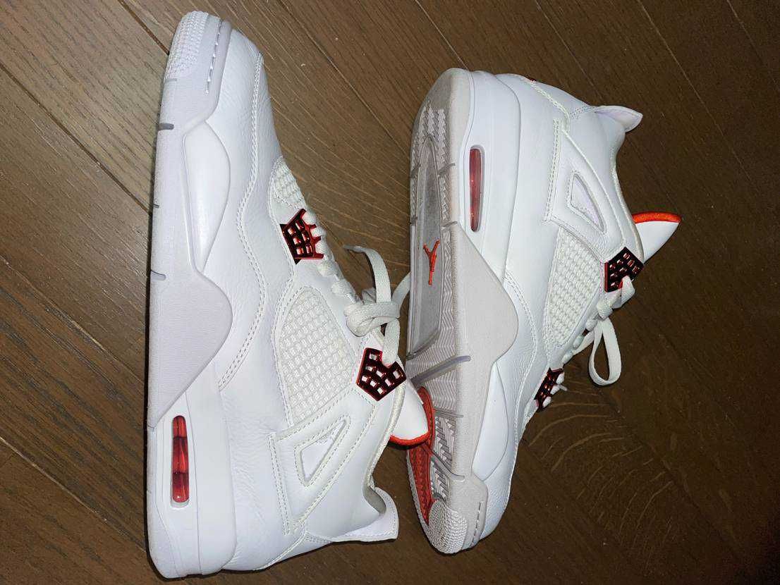 Nike Air Jordan 4 Retro "White/Team Orange"
