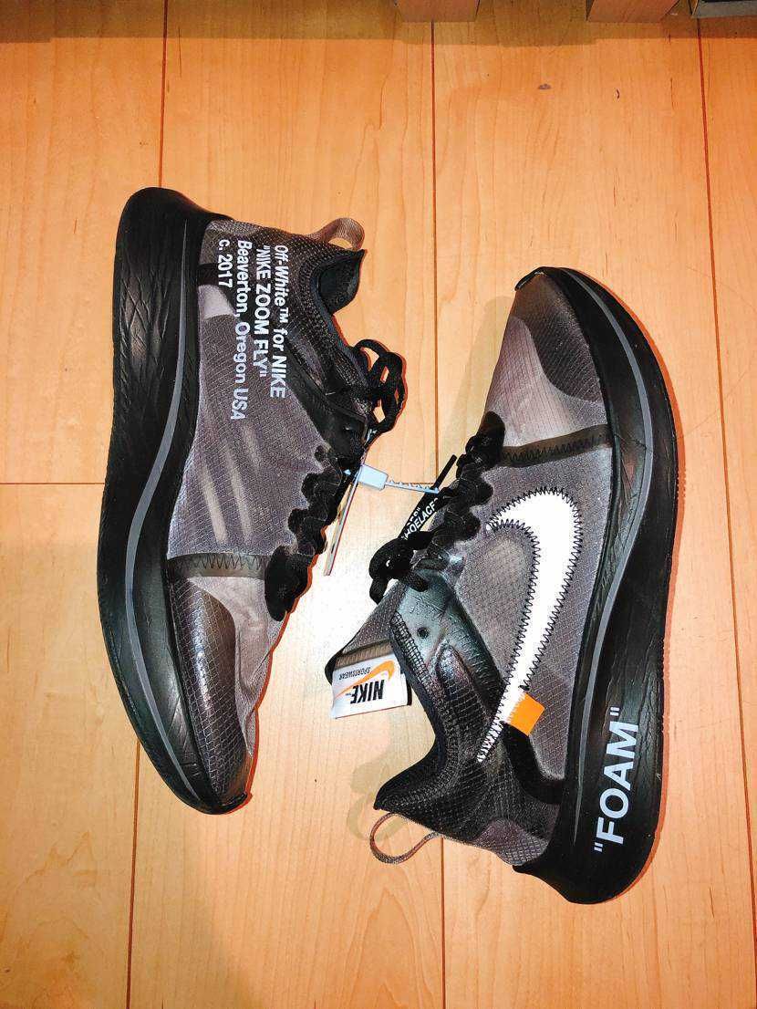 Off-White × Nike Zoom Fly "Black"