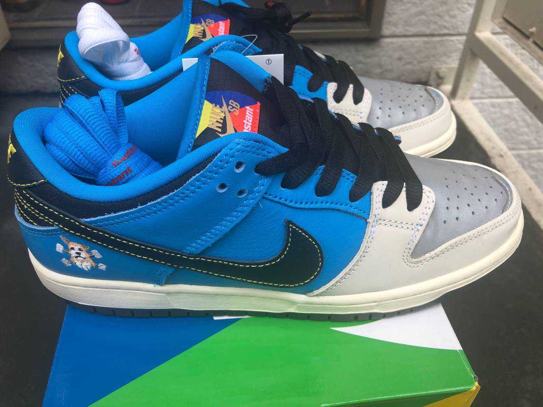 Instant Skateboards × Nike SB Dunk Low "Blue Hero"