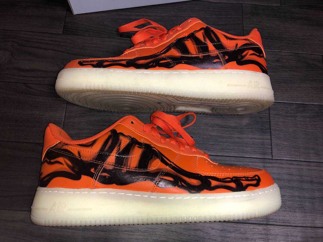 Nike Air Force 1 Low "Orange Skelton"