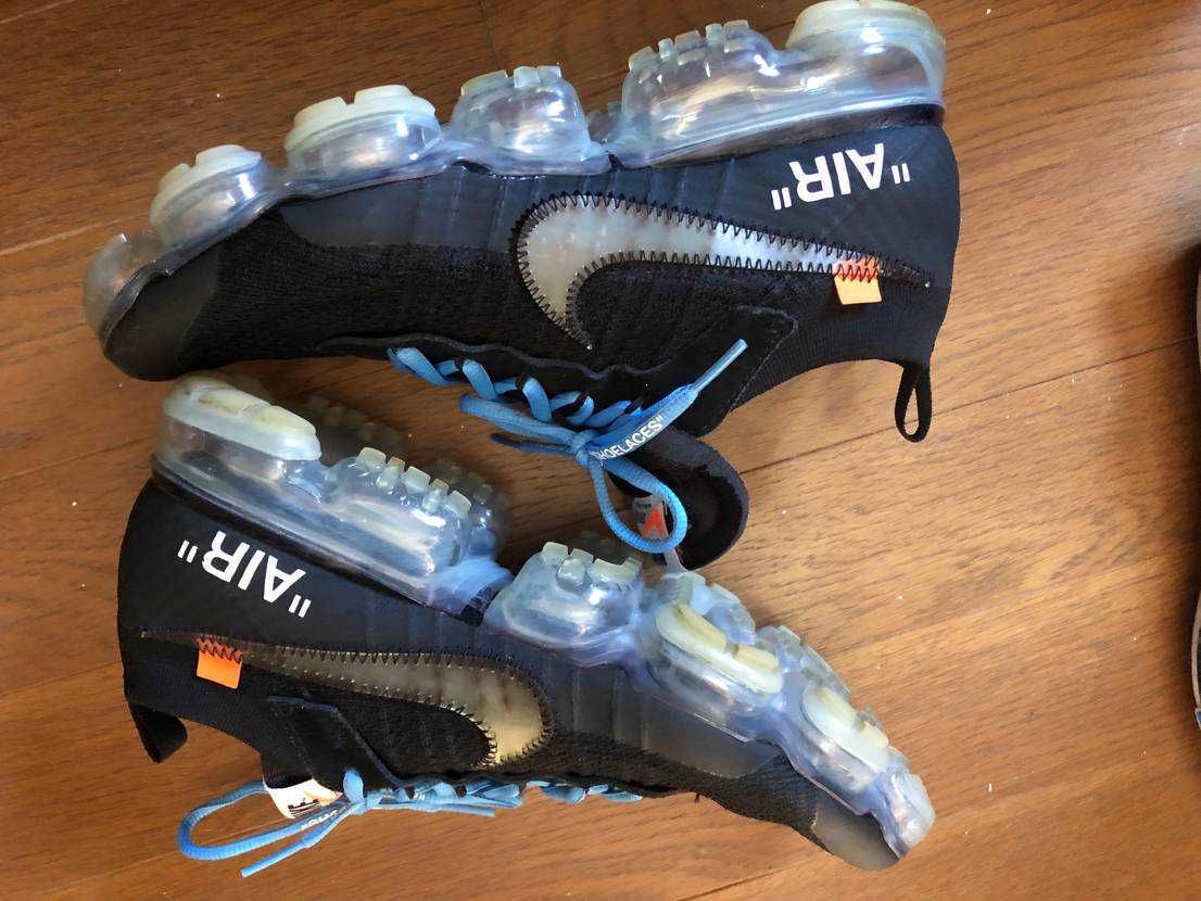 Off-White × Nike Air Vapormax "Black/Total Orange/Clear"