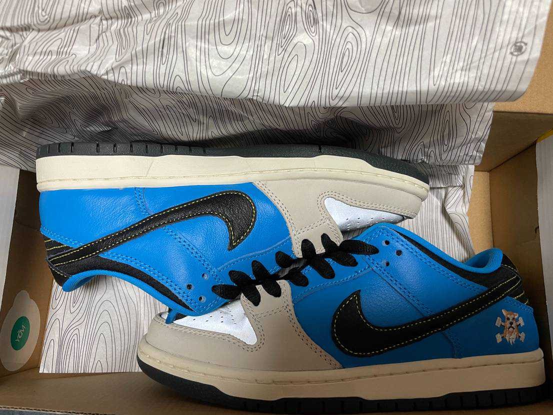Instant Skateboards × Nike SB Dunk Low "Blue Hero"