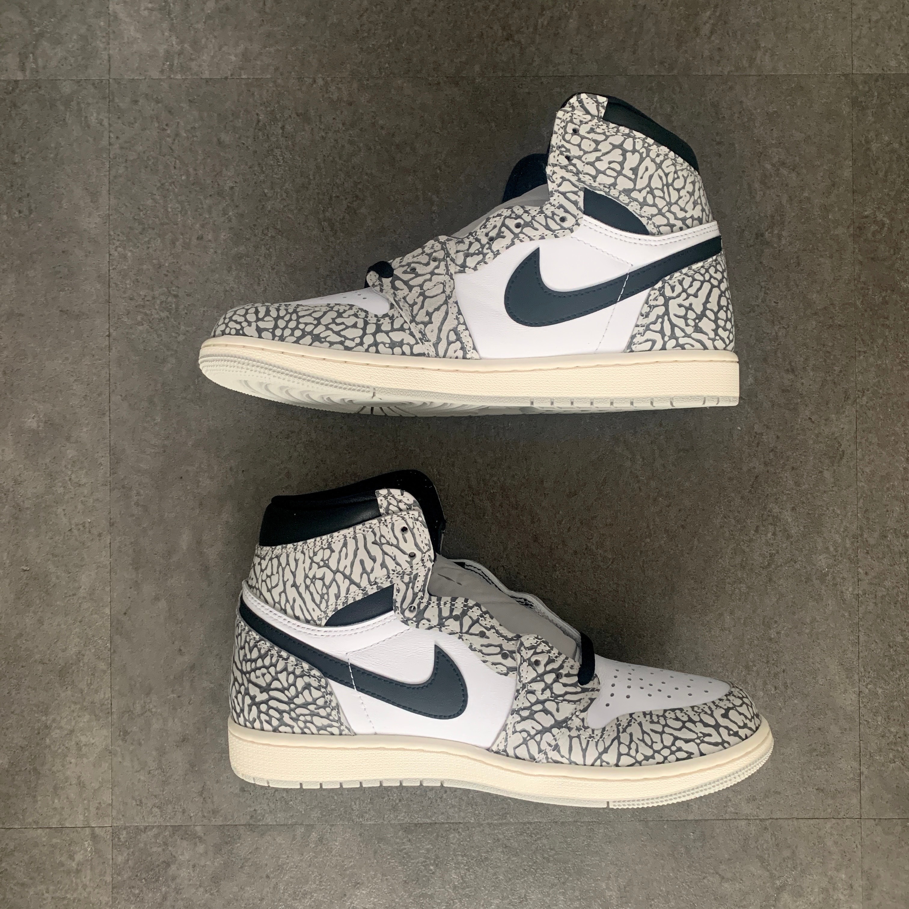 Nike Air Jordan 1 High OG "White Cement/Safari"