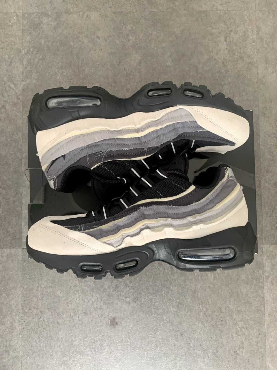 COMME des GARCONS × Nike Air Max 95 "Charcoal"
