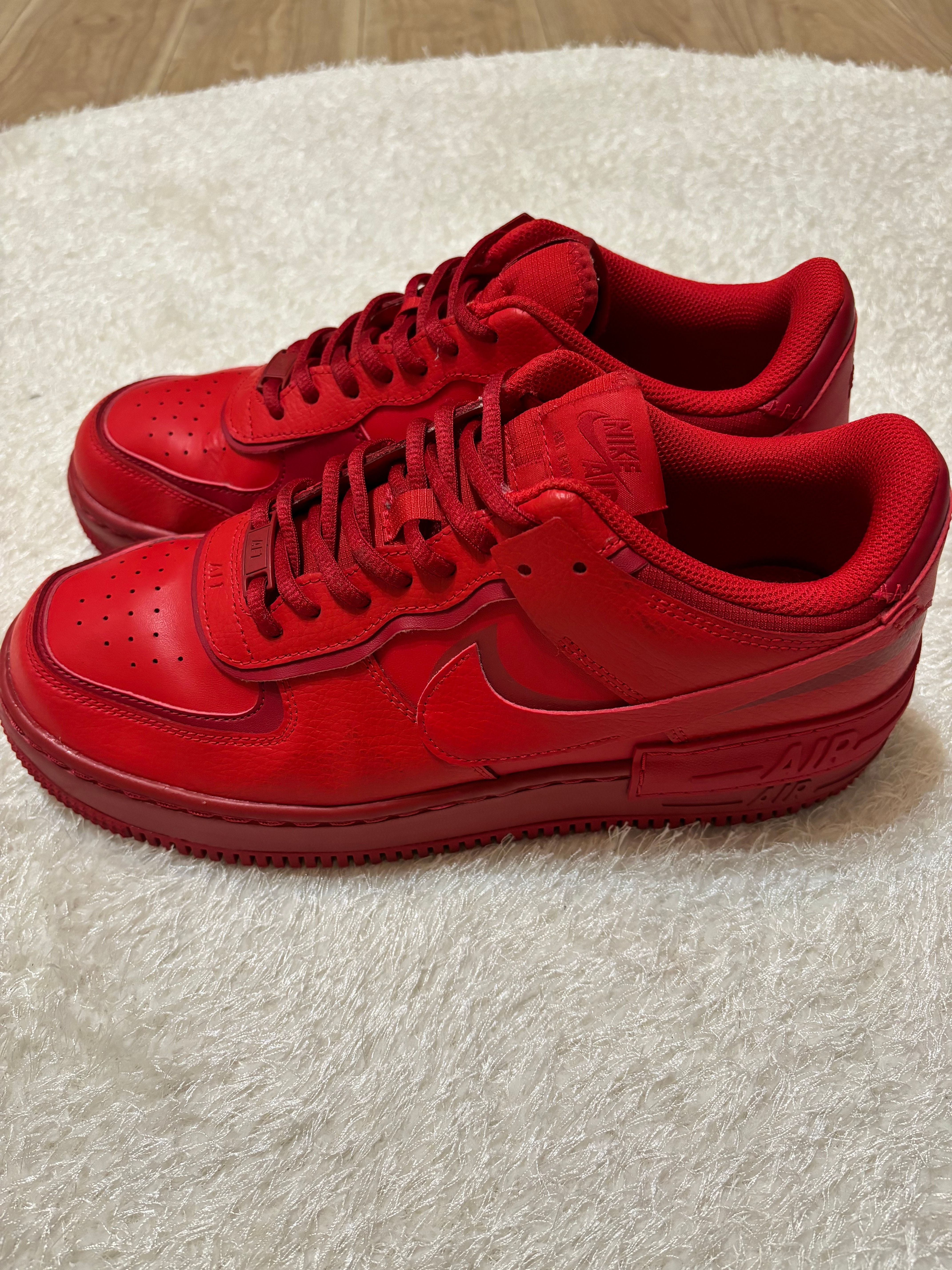 Nike Women's Air Force 1 Low Shadow "Triple Red"