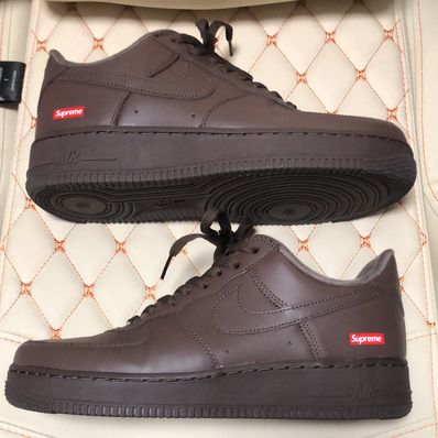 Supreme × Nike Air Force 1 Low "Baroque Brown"