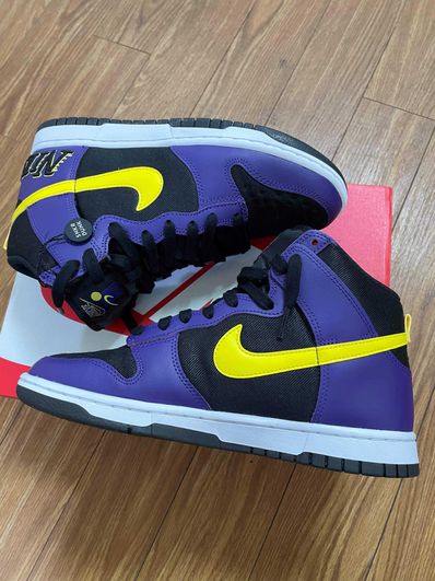 Nike Dunk High EMB "Lakers"