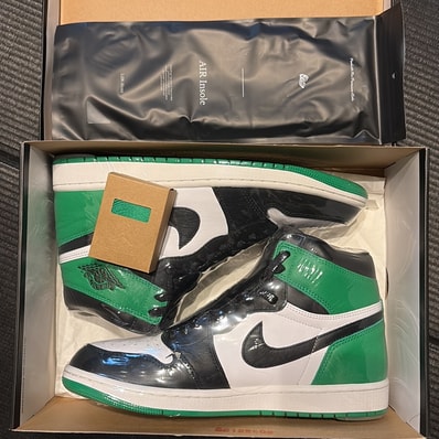 Nike Air Jordan 1 Retro High OG "Celtics/Black and Lucky Green" (2023)