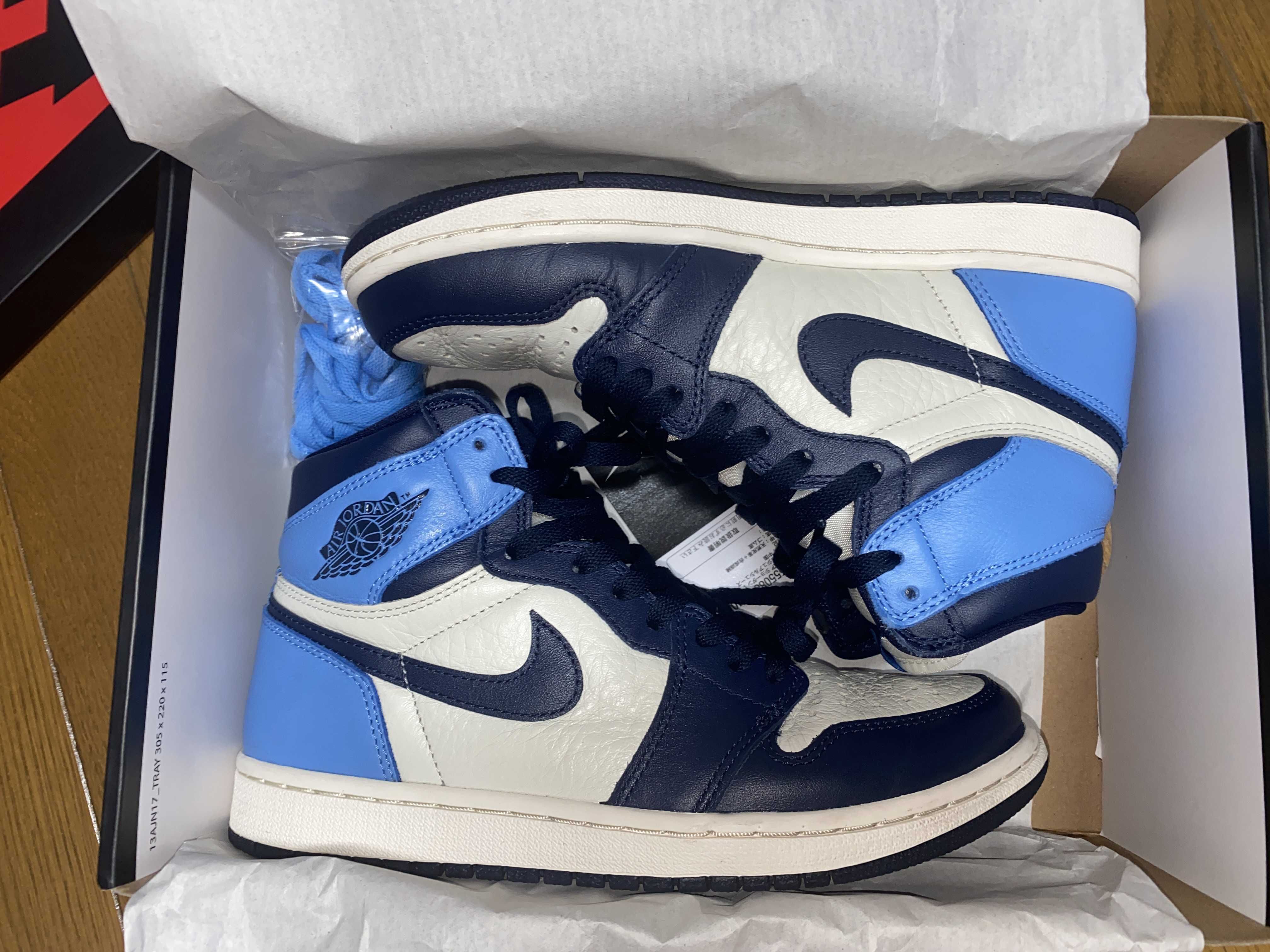 Nike Air Jordan 1 Retro High OG "Obsidian/University Blue"