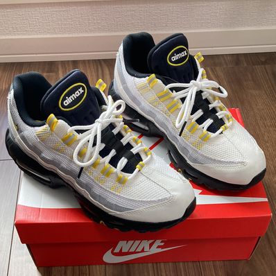 Nike Air Max 95 Essential "White/Tour Yellow/Black/Wolf Grey"