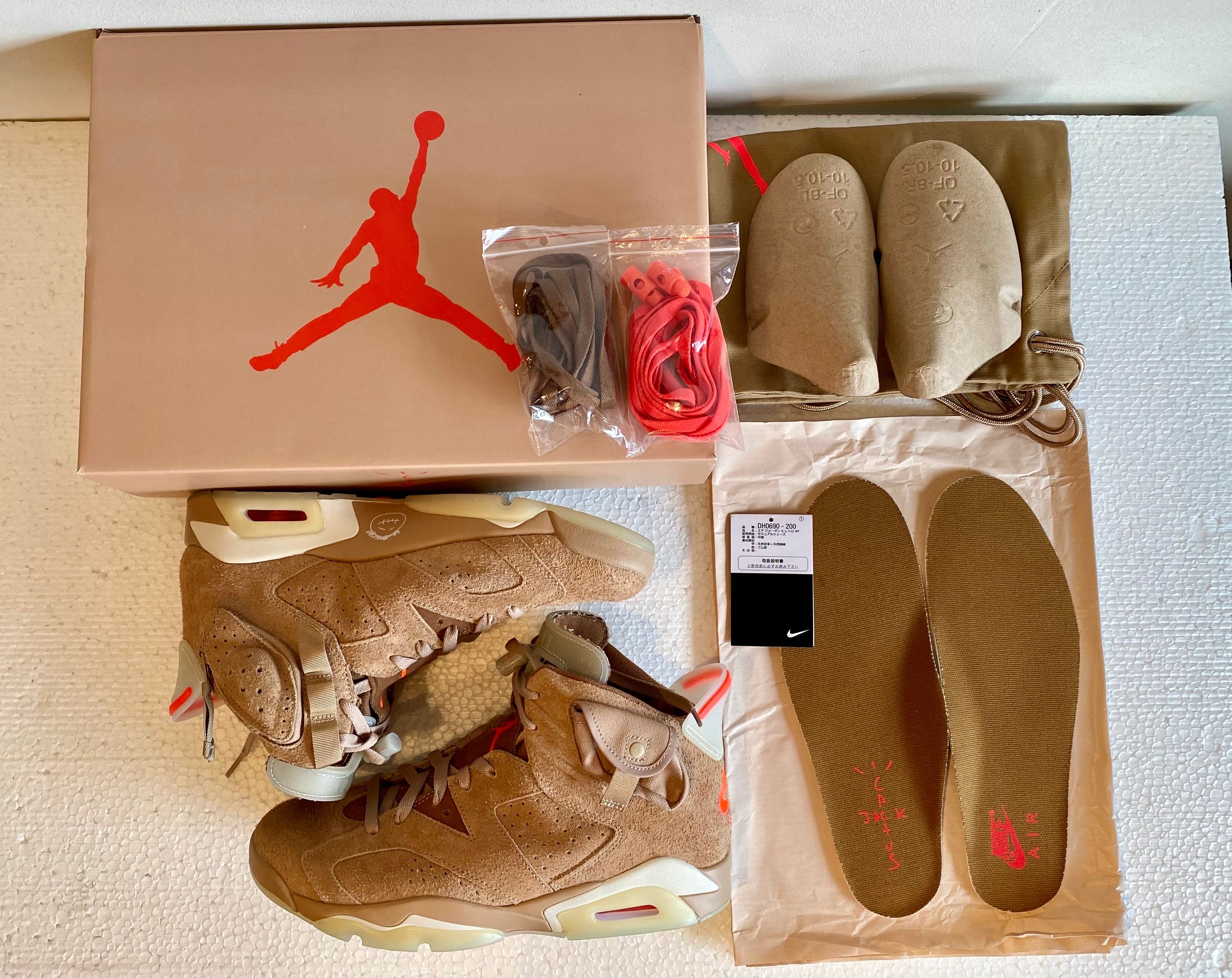 Travis Scott × Nike Air Jordan 6 "British Khaki"