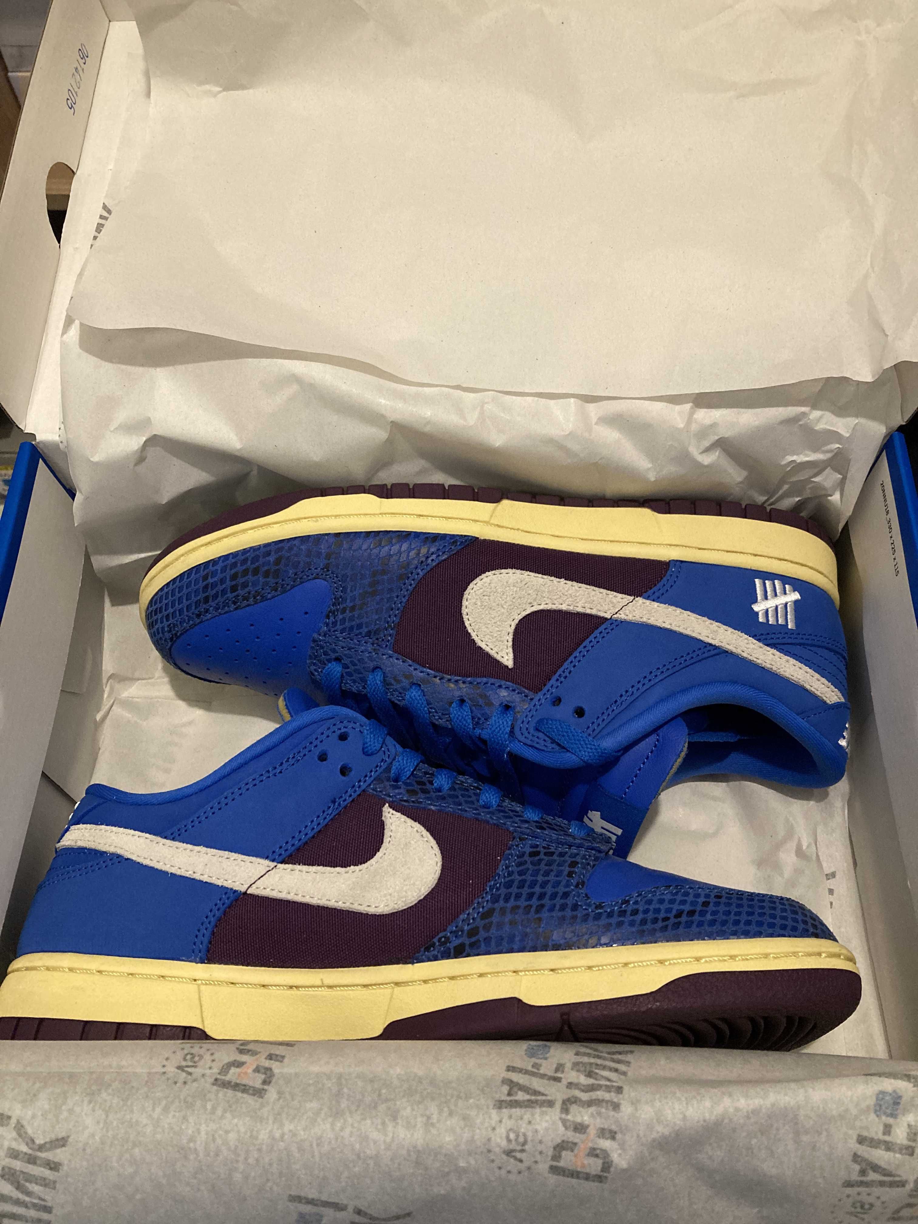 UNDEFEATED × Nike Dunk Low SP "Royal"