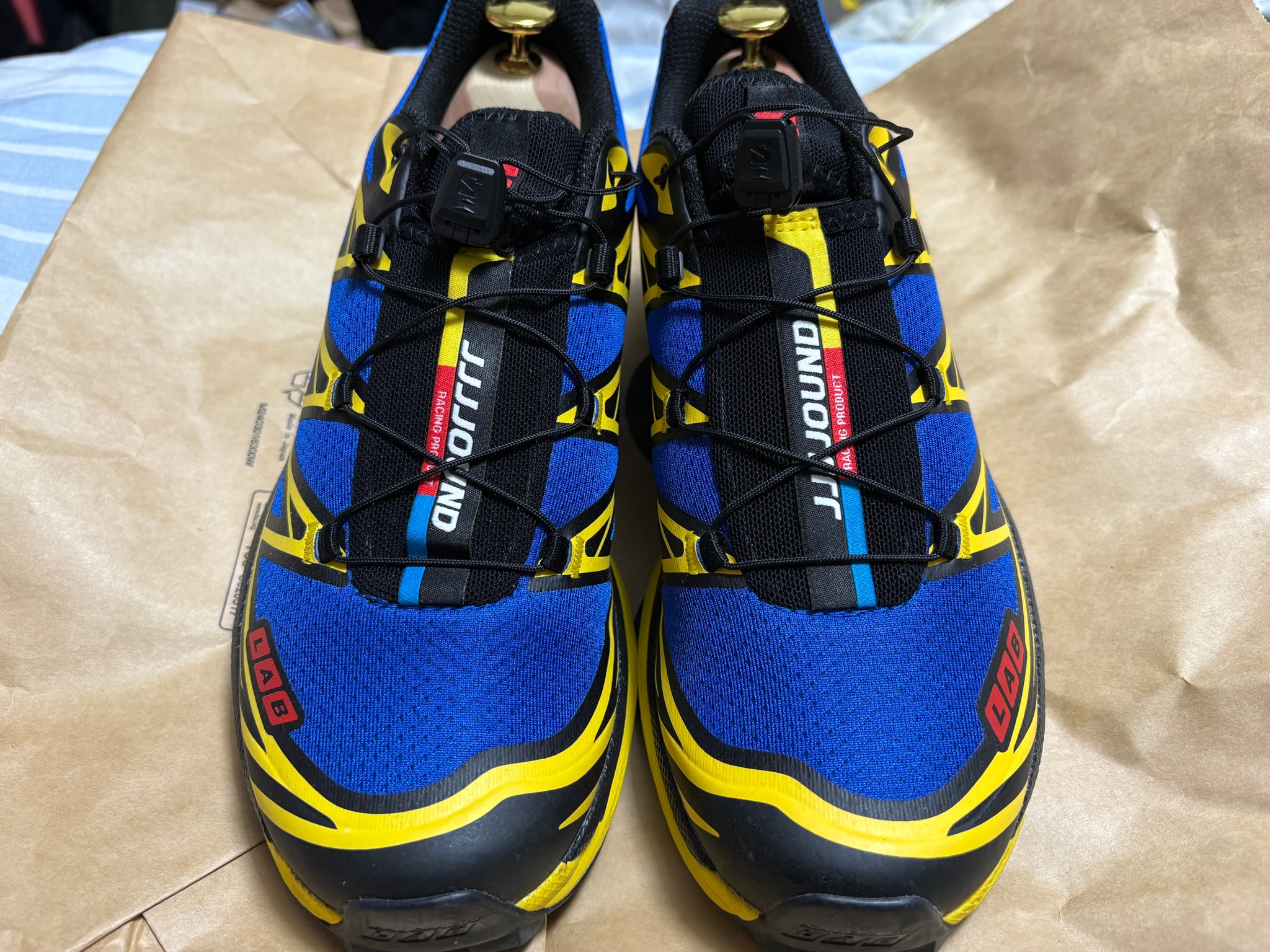 JJJJound × Salomon XT-6 "Nautical Blue/Lemon/Black"