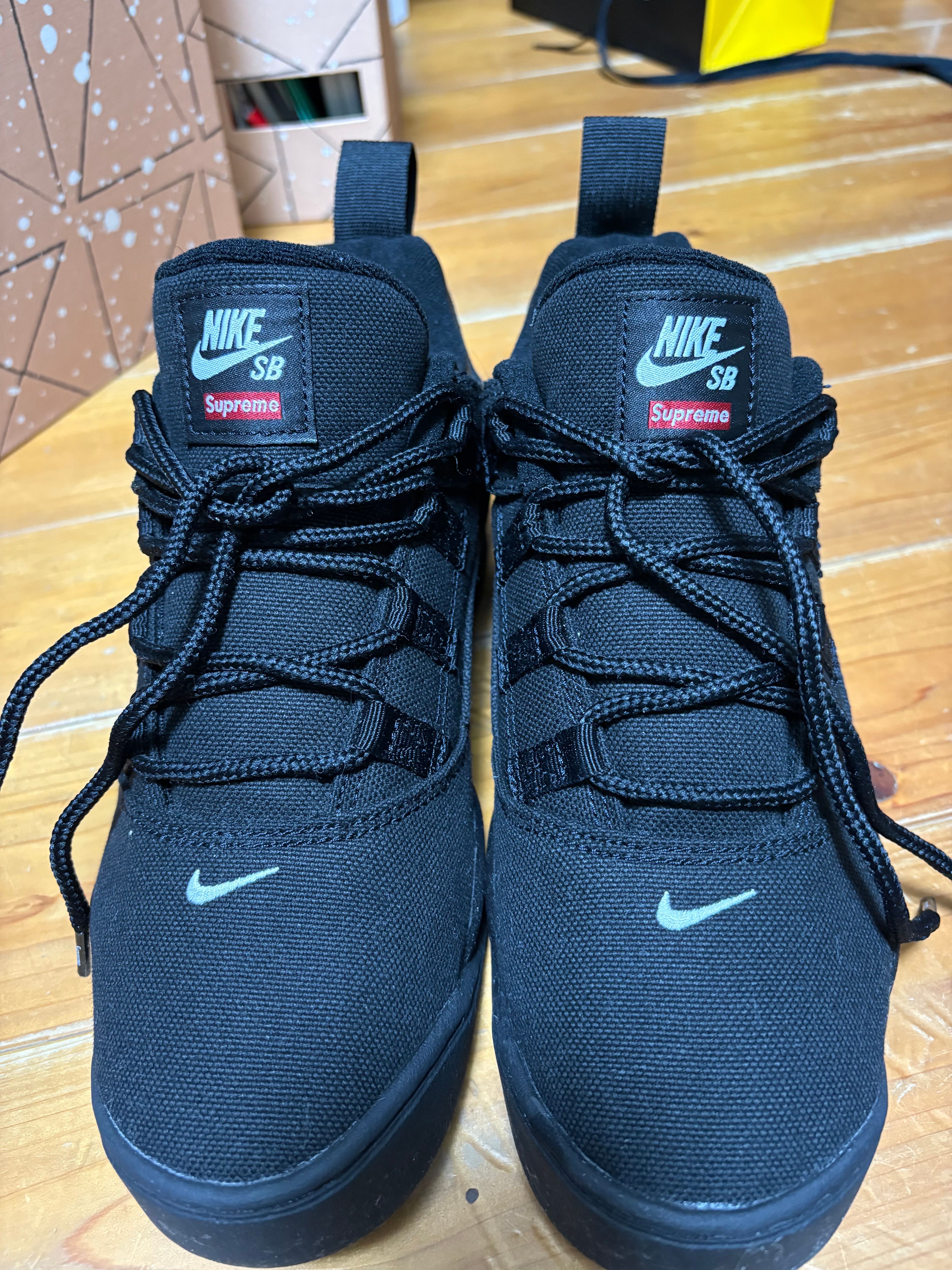 Supreme × Nike SB Darwin Low "Black"