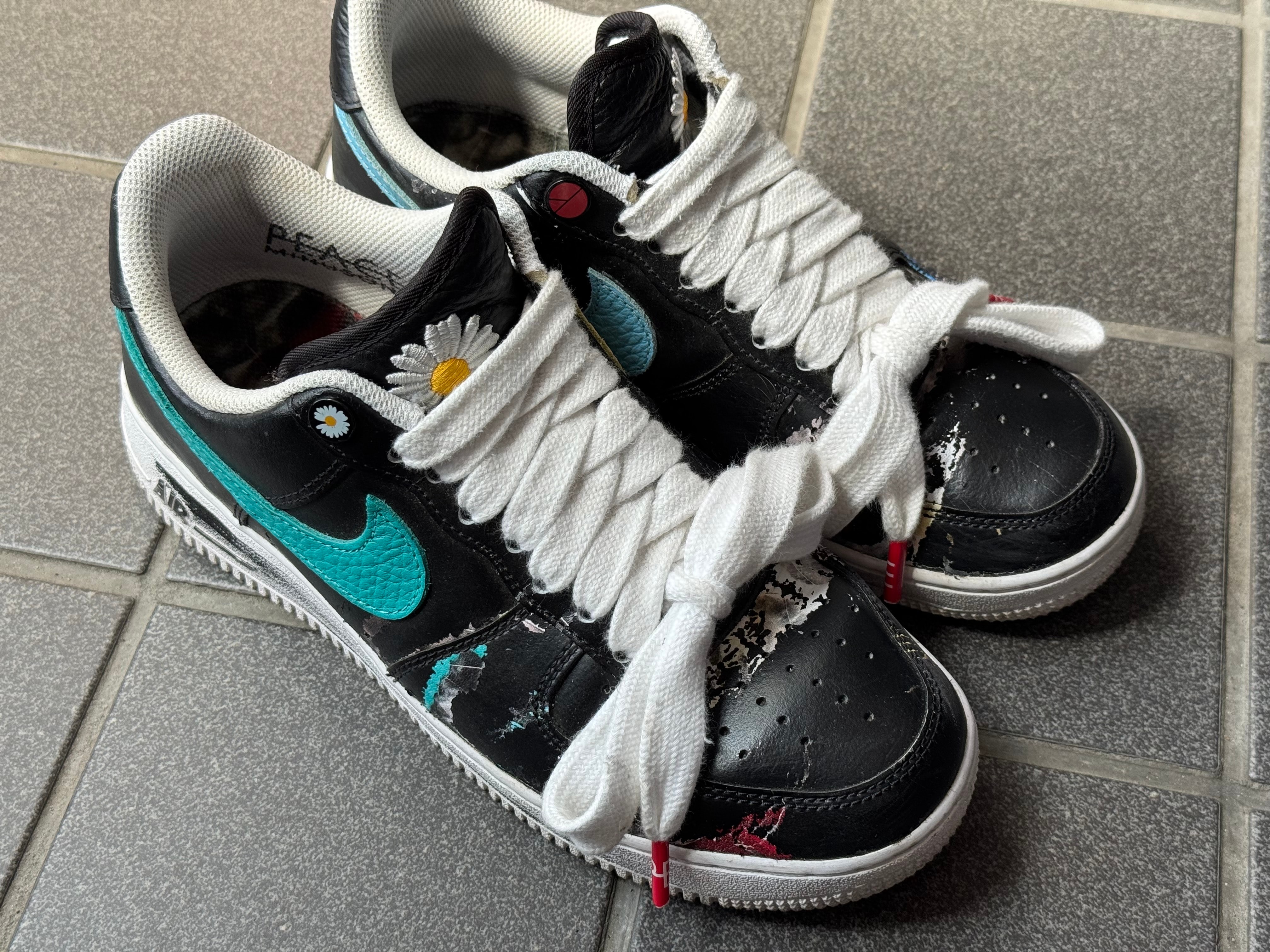 PEACEMINUSONE × Nike Air Force 1 Low '07 Para-Noise 3.0 "Black and Multi-Color" / G-DRAGON