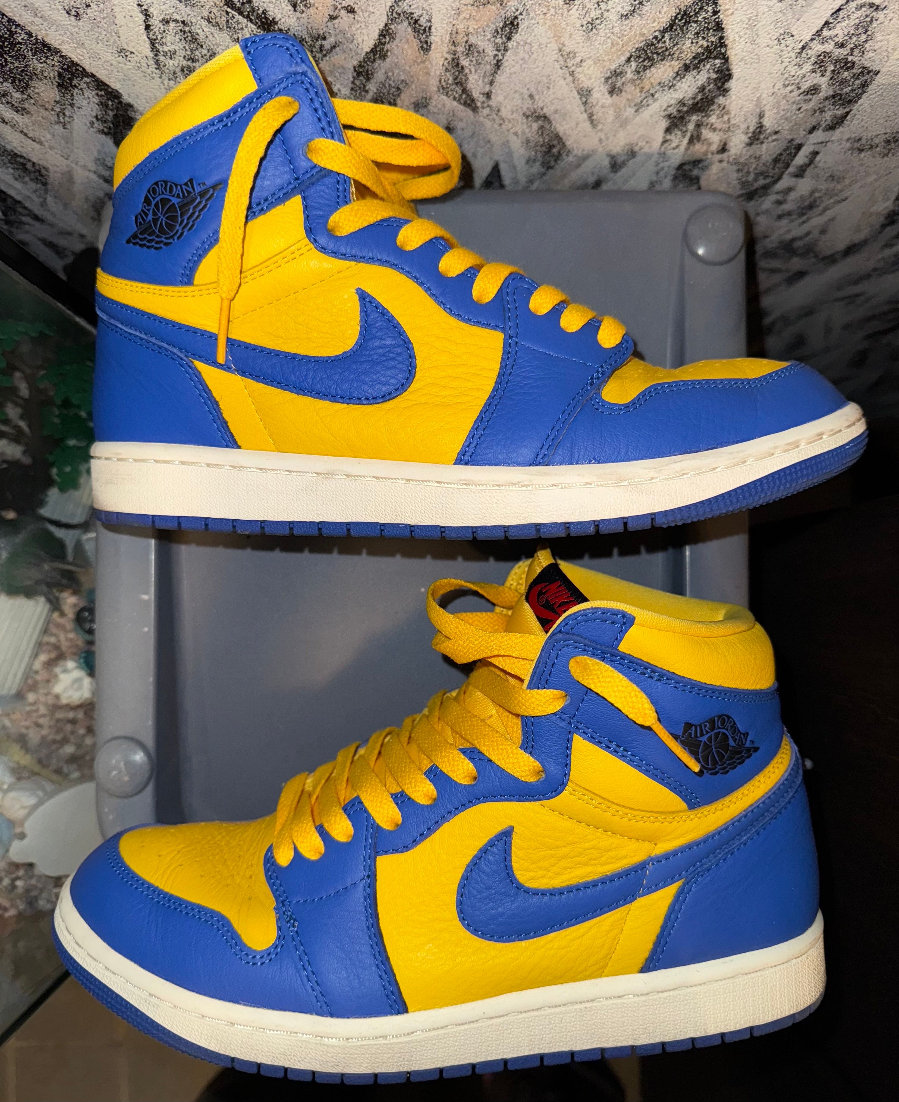 Nike Women's Air Jordan 1 High OG "Game Royal and Varsity Maize"