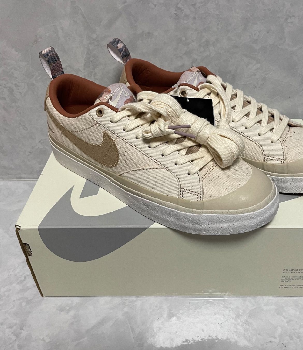 Doyenne × Nike SB Blazer Low "Coconut Milk and Rattan"