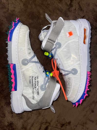 Off-White × Nike Air Force 1 Mid "White"