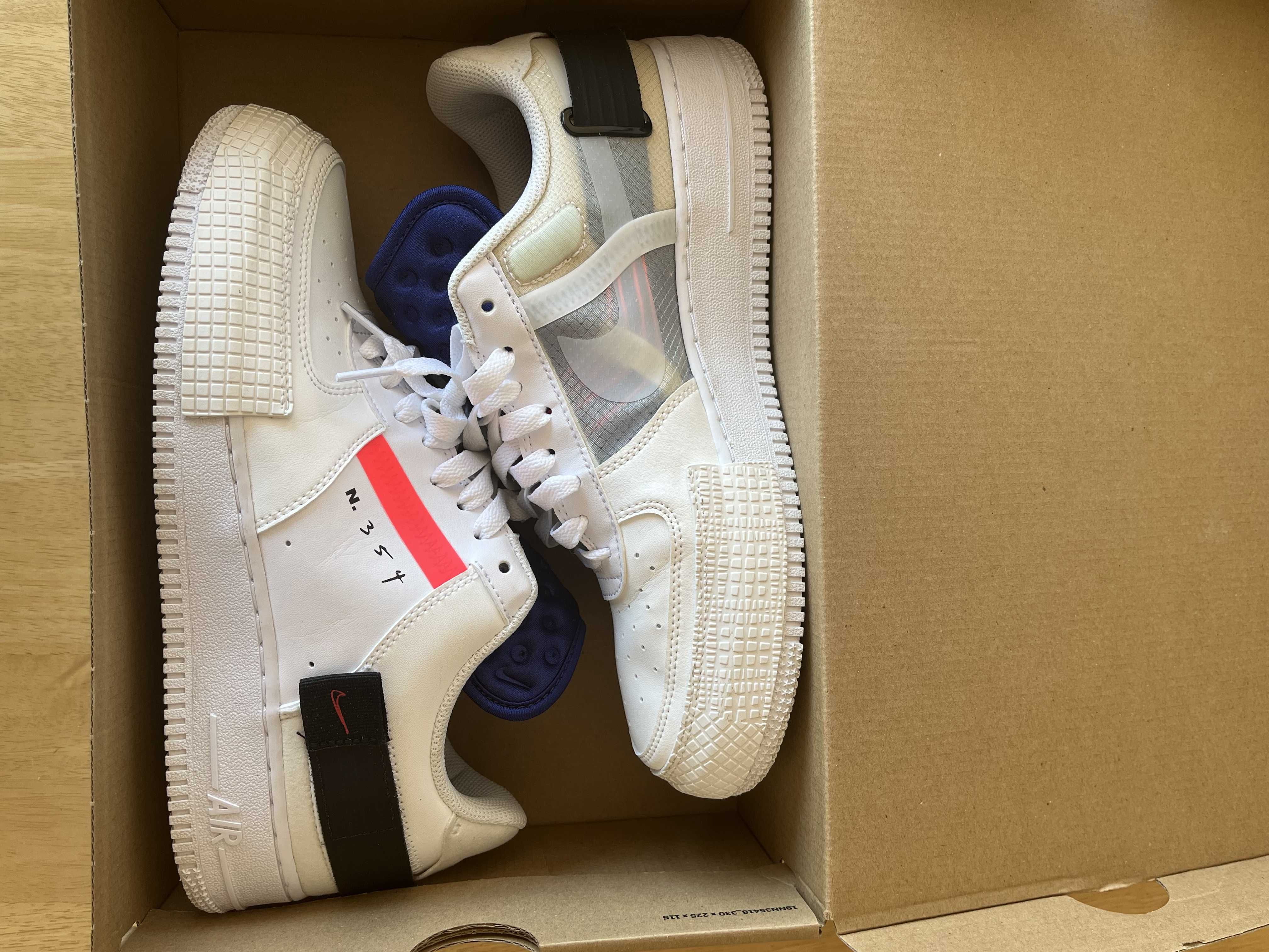 Nike Air Force 1 Low Type "Summit White/Red Orbit/White/Black"