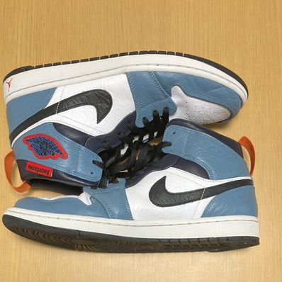 FACETASM × Nike Air Jordan 1 Mid "White/Navy"