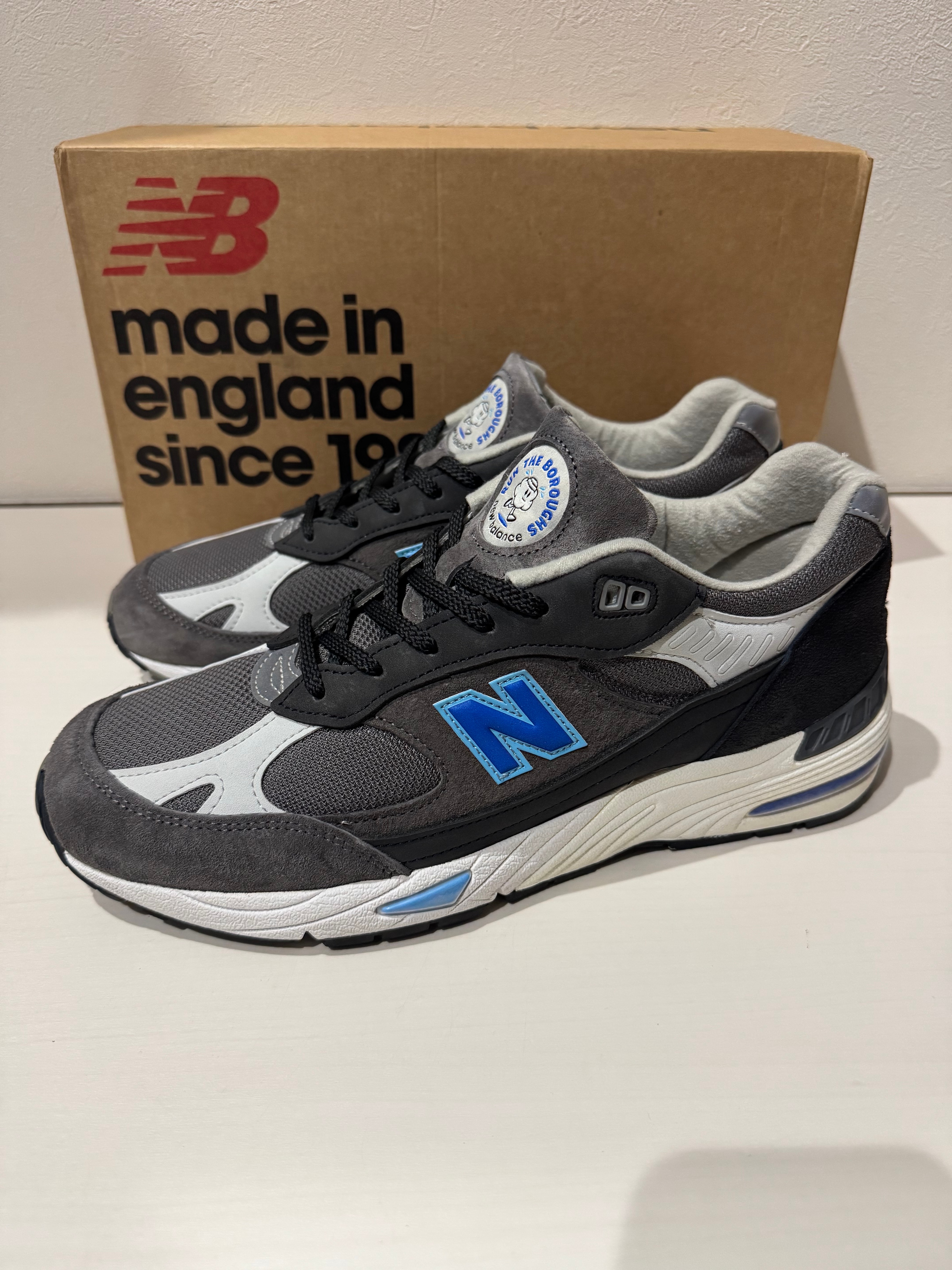 Run the Boroughs × New Balance M991LM "Gray/Black"