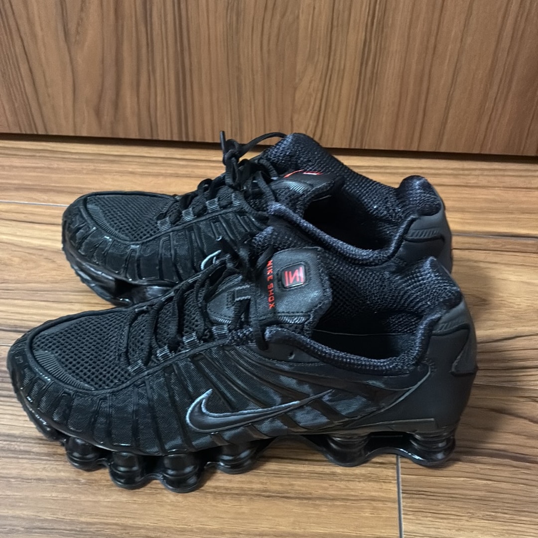 Nike Shox TL "Black/Metallic Hematite/Max Orange/Black"