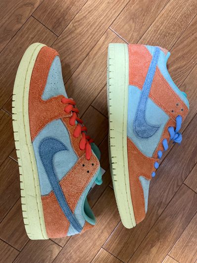 Nike SB Dunk Low Pro PRM "Orange and Emerald Rise"