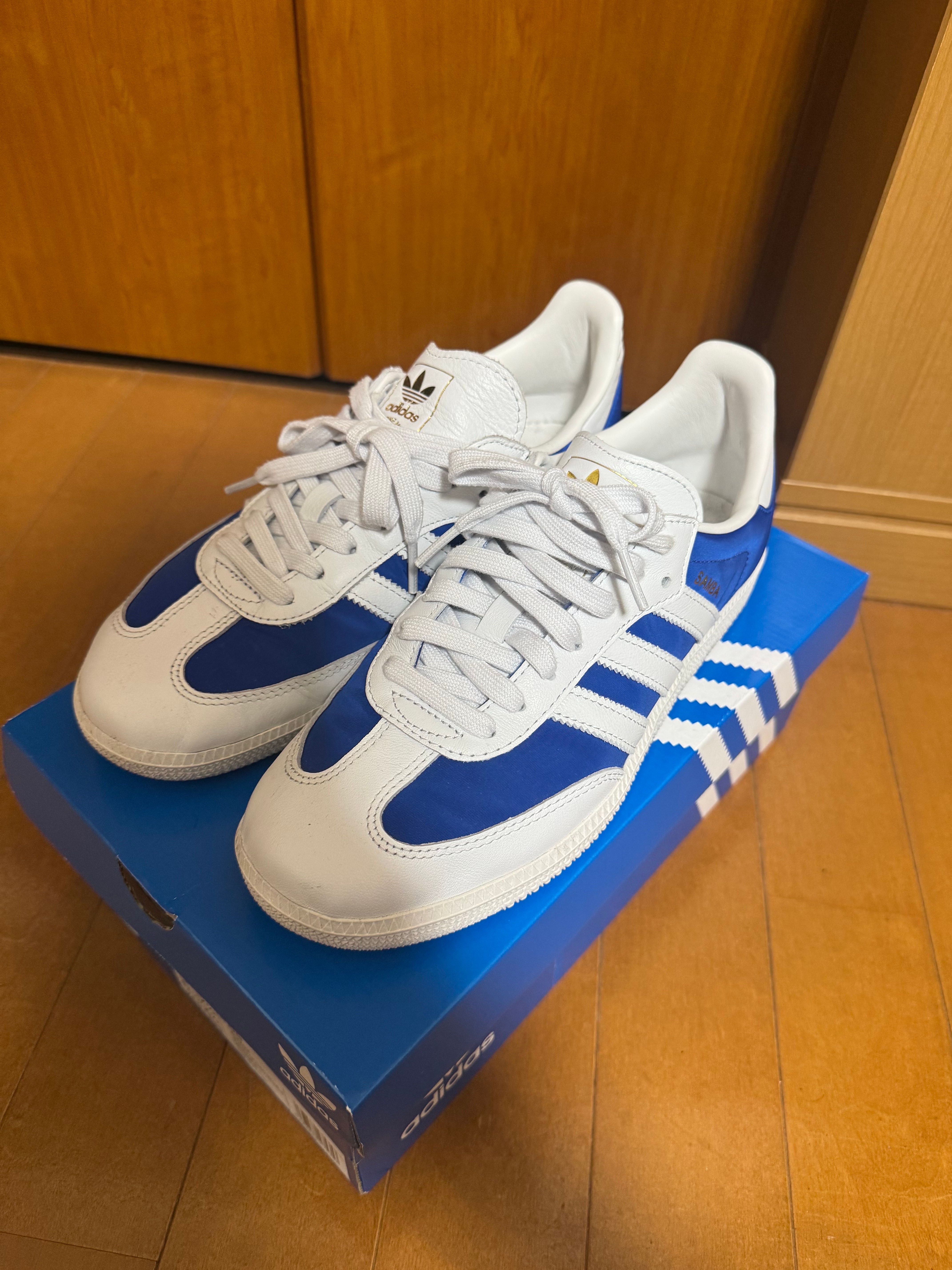 adidas Samba OG "Crystal White/Royal Blue"