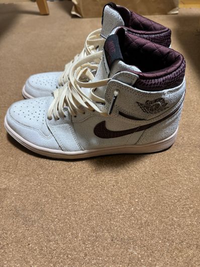 A Ma Maniere × Nike Air Jordan 1 Retro High OG "Sail and Burgundy"