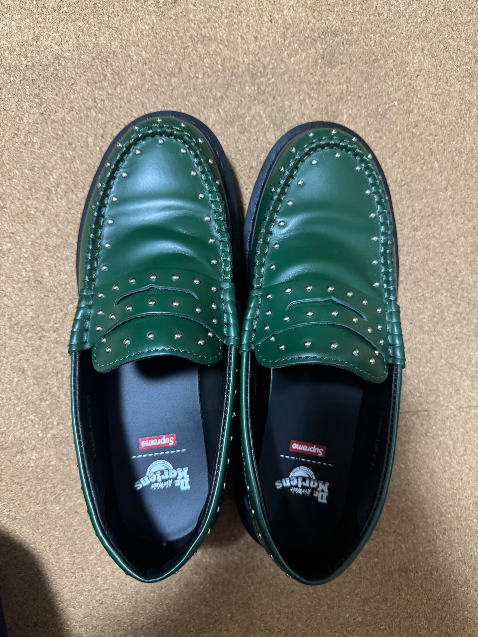 Supreme × Dr.Martens Studded Penton Loafer "Dark Green" 25SS Week 13