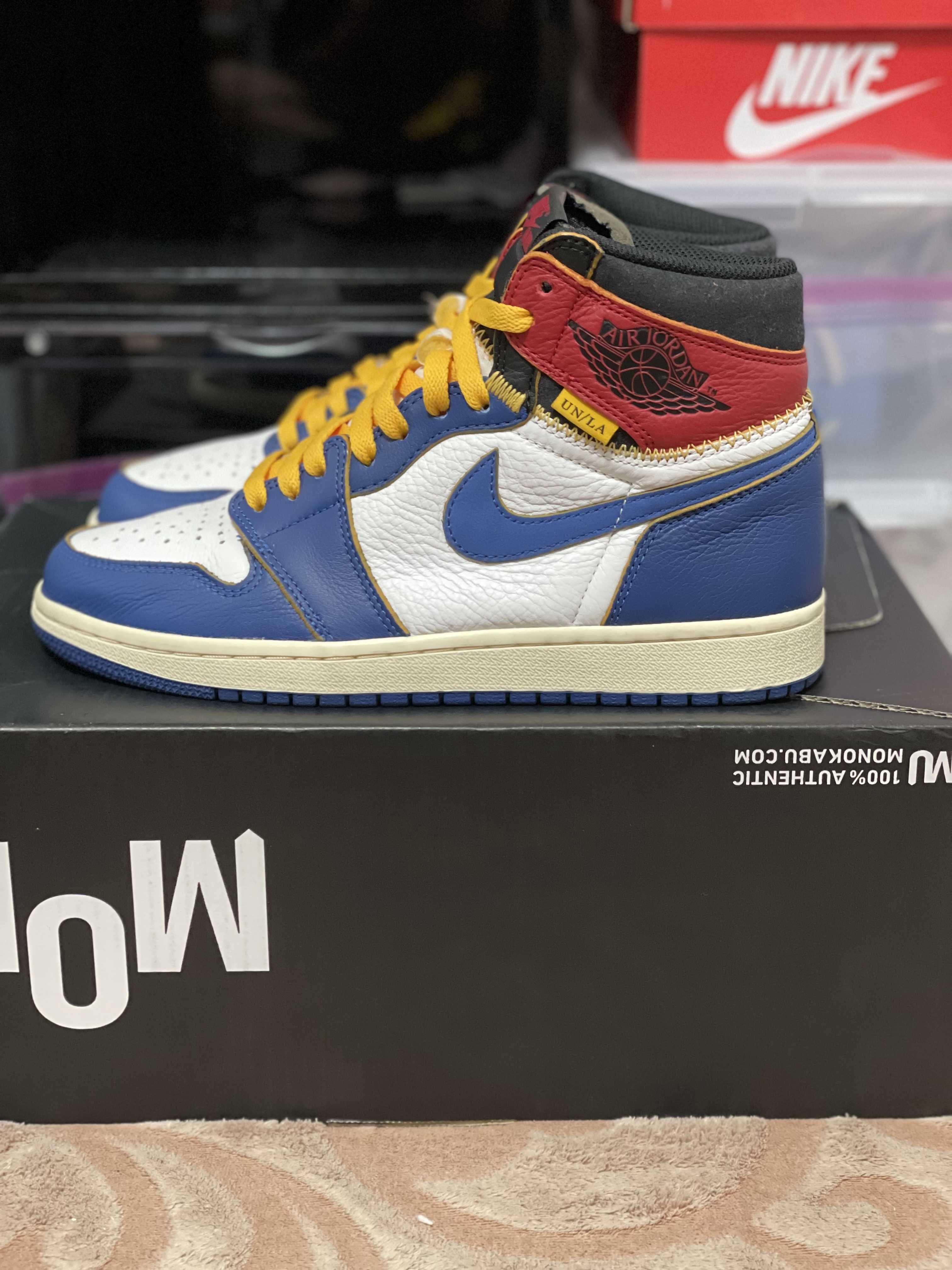 Union × Nike Air Jordan 1 Retro High OG NRG "Storm Blue/Varsity Red"